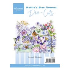 VK9627 Die-cuts  Marianne Design -Mattie's blue flowers
