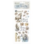 DFLRB156 Silent Sea Rub-On 10,16x21,6cm- Horses