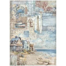 DFSA41026  Silent Sea A4 Rice Paper Landscape