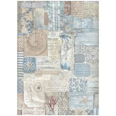 DFSA41027  Stamperia Silent Sea A4 Rice Paper Texture