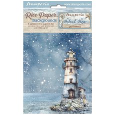 DFSAK6040  Stamperia Silent Sea A6 Rice Paper Backgrounds (8pcs)