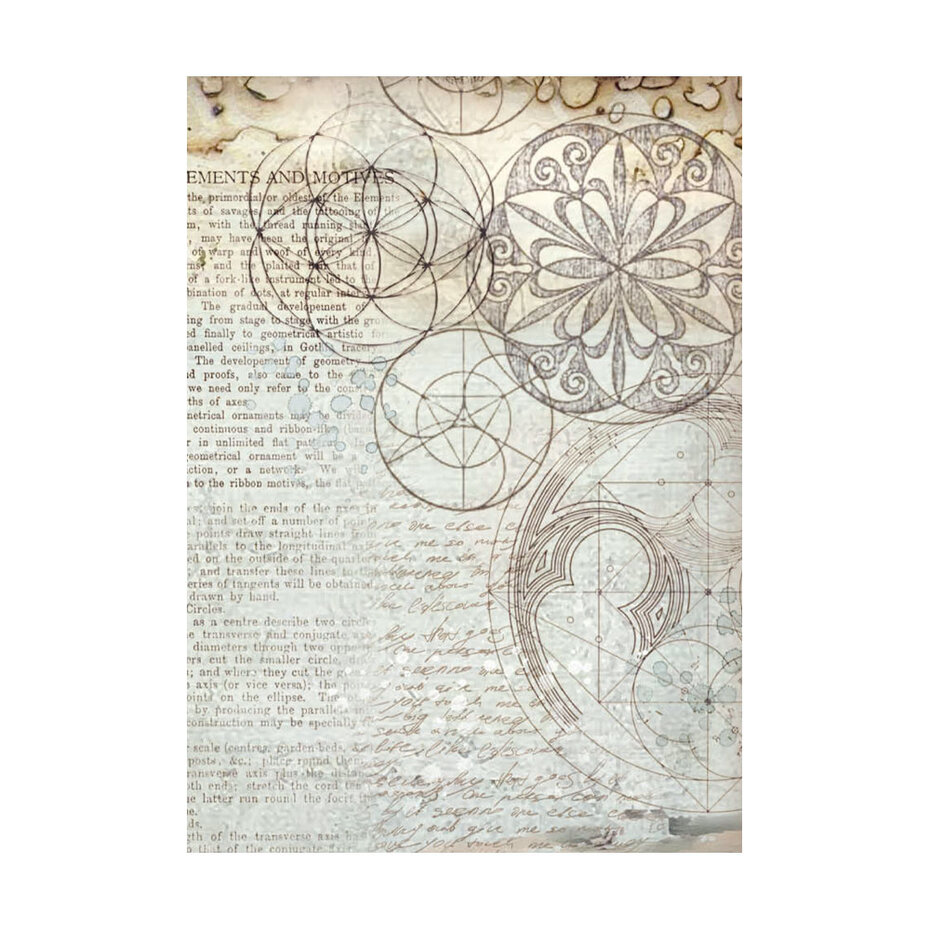 DFSAK6040 Stamperia Silent Sea A6 Rice Paper Backgrounds (8pcs)