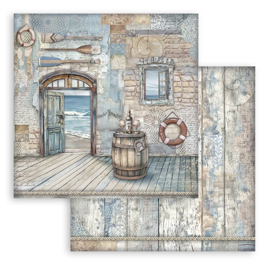 SBBL169 Stamperia Silent Sea 12x12 Inch Paper Pack