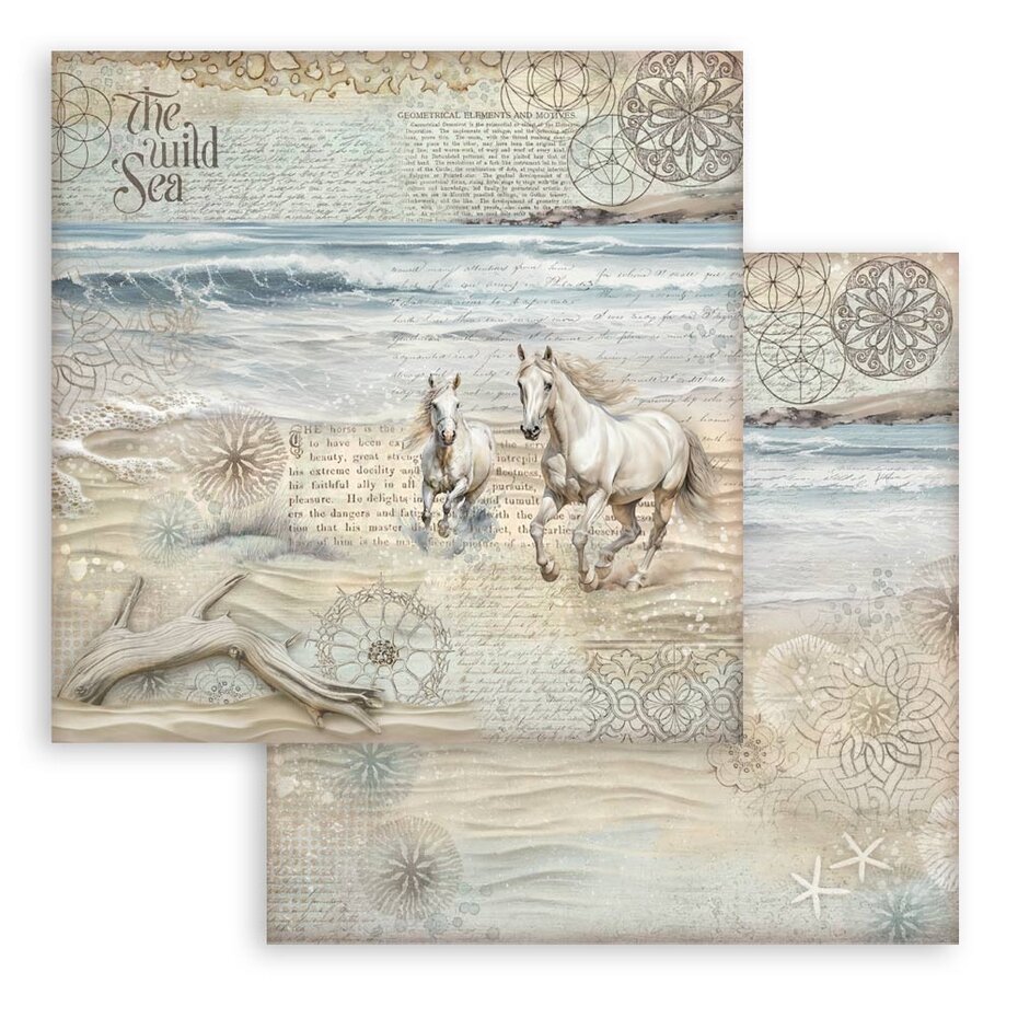 SBBL169 Stamperia Silent Sea 12x12 Inch Paper Pack