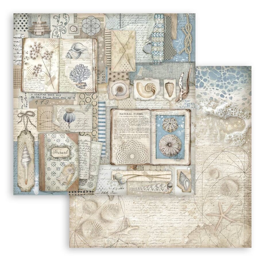 SBBL169 Stamperia Silent Sea 12x12 Inch Paper Pack
