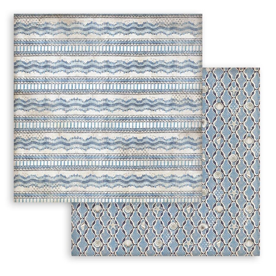 SBBL170 Stamperia Silent Sea Maxi Background 12x12 Inch Paper Pack
