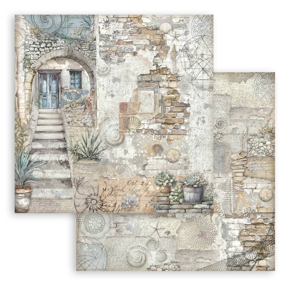 SBBS125 Stamperia Silent Sea 8x8 Inch Paper Pack