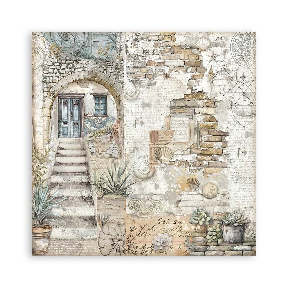SBBSXB12 Stamperia Silent Sea Paper Pack Maxi (Single Face)