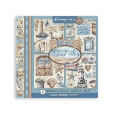 SBSTK01  Stamperia Silent Sea Stickers (4pcs) 