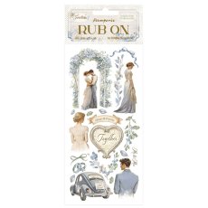 DFLRB162 Timeless  Rub-On 10,16x21,6cm-Wedding