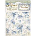 DFSAK6041  Stamperia Timeless A6 Rice Paper Backgrounds (8pcs)