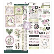 PM671266  Serene Petals Stickers (55pcs) 