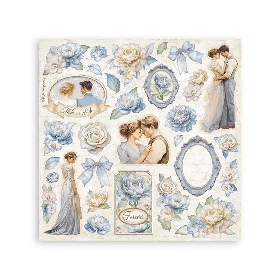 SBSTK02 Stamperia Timeless Stickers (4pcs)
