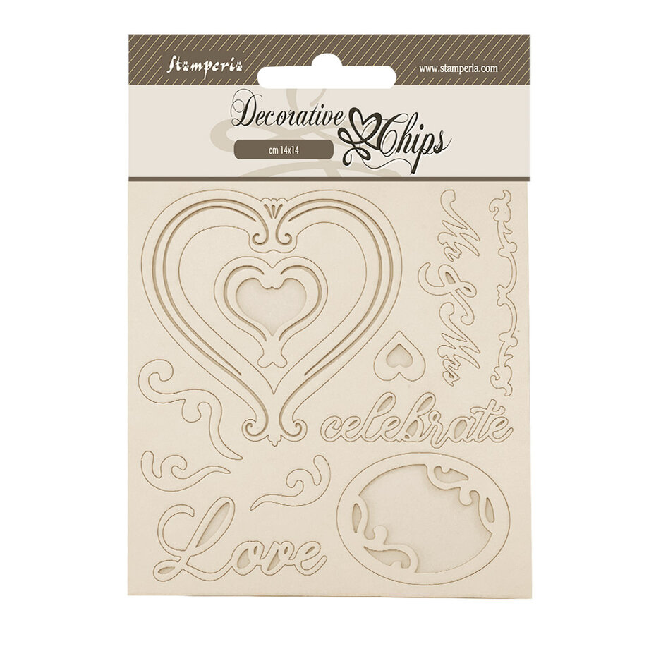 SCB264 Timeless Decorative Chips Hearts