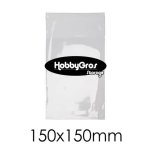 23991 Cello bag 150x150mm + 30mm 100 pca