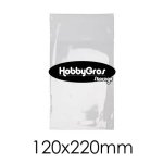 23995 Cello bag 120x220mm + 30mm 100 pca