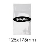 23999 Cello bag 125x175mm + 30mm 100 pca