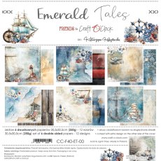 CC-F40-ET-00 EMERALD TALES a set of papers 30,5x30,5cm