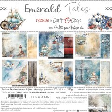 CC-F40-ET-07 EMERALD TALES a set of papers 20,3x20,3cm