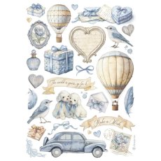 DFSA41037 Timeless A4 Rice Paper Mixed Elements