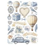DFSA41037 Timeless A4 Rice Paper Mixed Elements