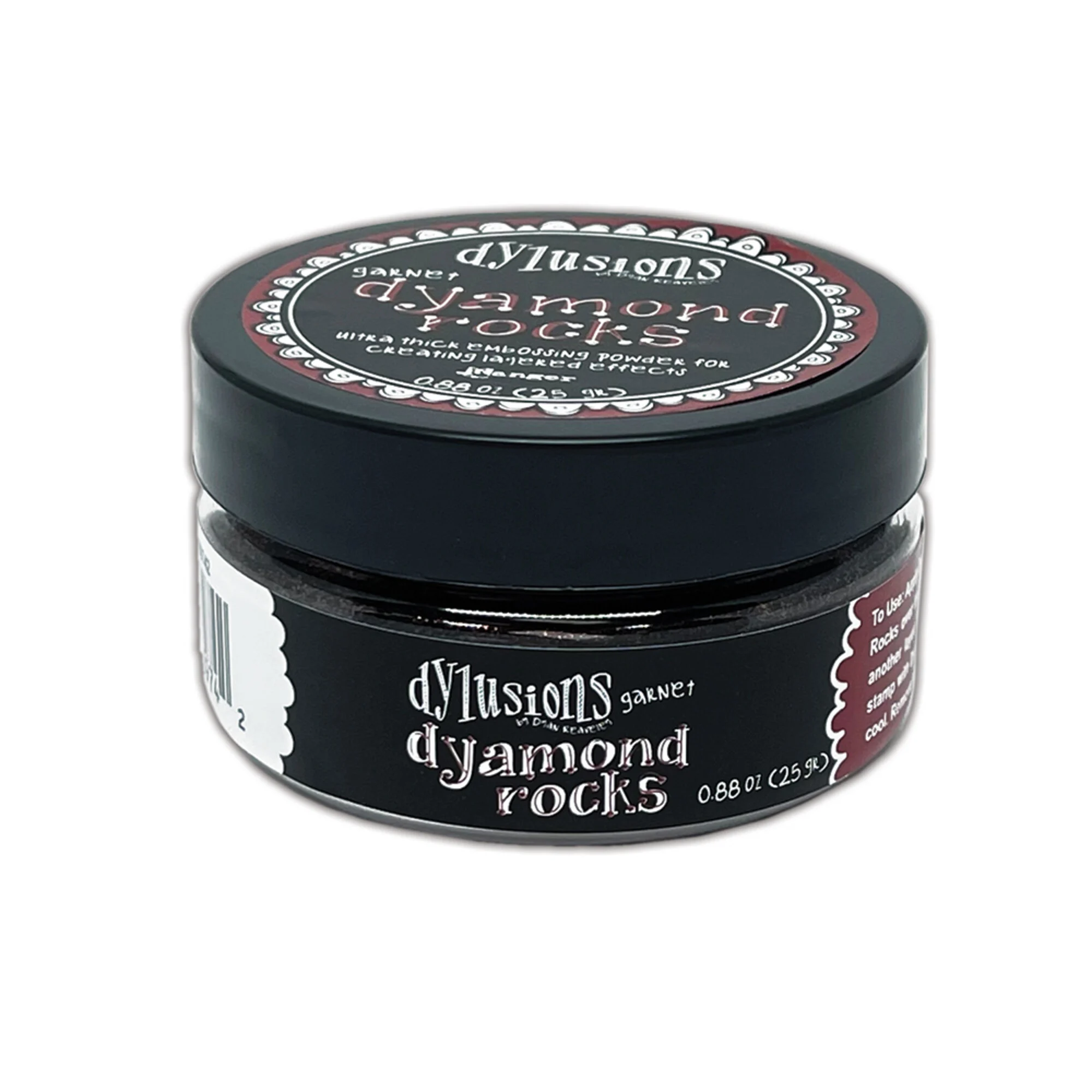 DYM89742 Embossing powder Dylusions Dyamond Rocks GARNET 25g