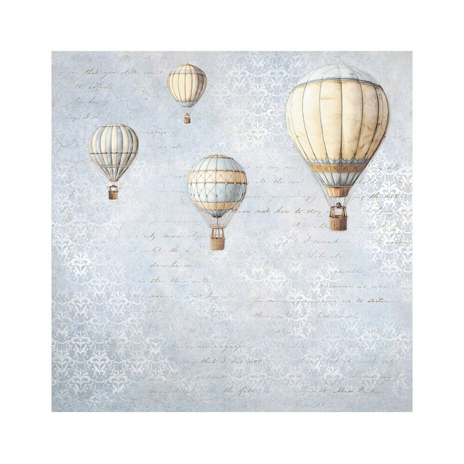 SBPLT46 Stamperia Timeless12x12 Inch Fabric Sheets (4pcs)