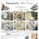 CC-C77-SAS-00 SUMMER ADVENTURES a set of papers 30,5x30,5cm