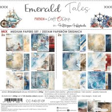 CC-F40-ET-09 EMERALD TALES-- a set of papers 20,3x20,3cm - MIX 