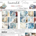 CC-F40-ET-09 EMERALD TALES-- a set of papers 20,3x20,3cm - MIX