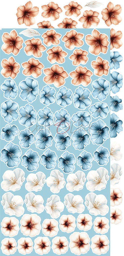 CC-F40-ET-11 EMERALD TALES- EXTRAS set - FLOWERS