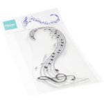 CS1174 Clear stamps -Music Swirl