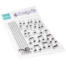 CS1175  Clear stamps -Musical Notes