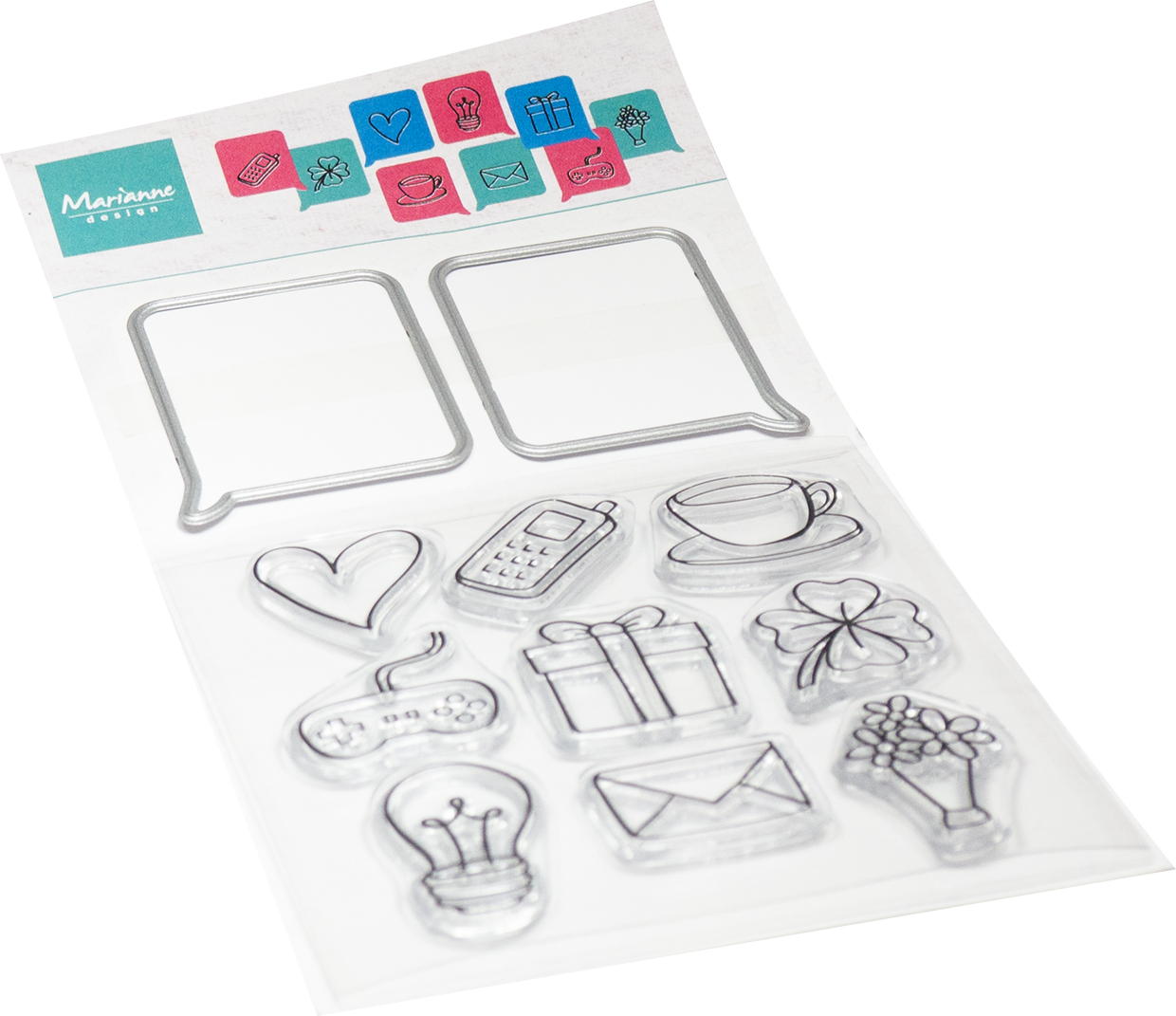 CS1176 Clear stamps -Chat bubbles