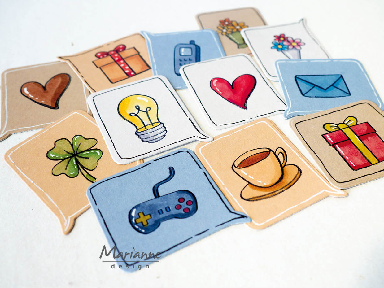 CS1176 Clear stamps -Chat bubbles