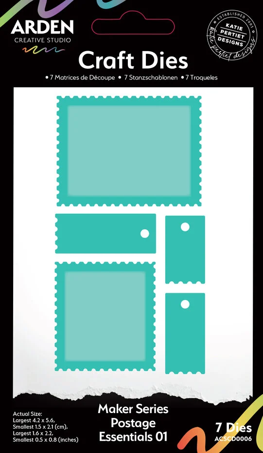 ACSCD0006 Maker Series Craft Dies - Postage Essentials 01