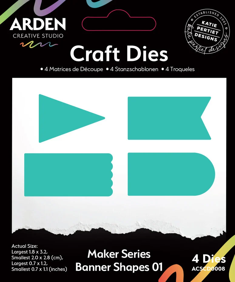 ACSCD0008 Maker Series Craft Dies - Banner Shapes 01