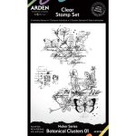 ACSCS0010 Maker Series 4x6 Inch Clear Stamp Set - Botanical Clusters 01