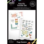 ACSRO0002 Page Starters 6x8 Inch Rub-On Transfer Set
