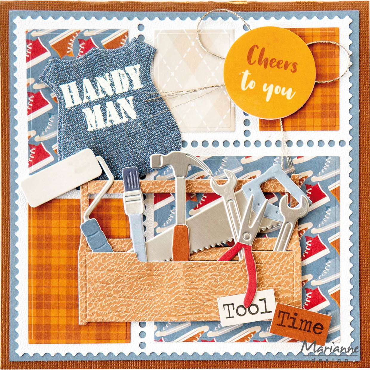 COL1574 Dies Marianne Design Collectables -Toolbox+COL1343