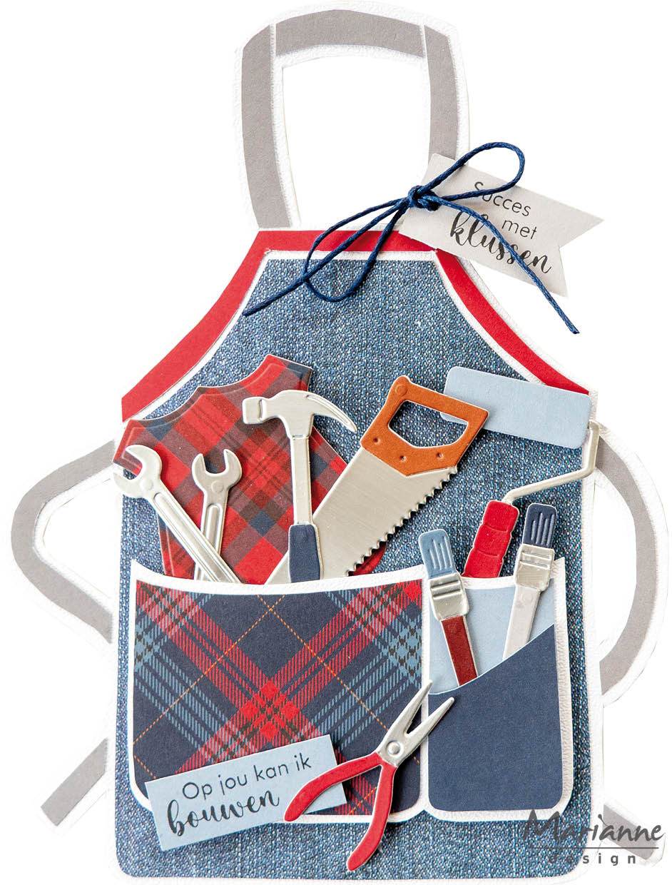 COL1574 Dies Marianne Design Collectables -Toolbox+COL1343