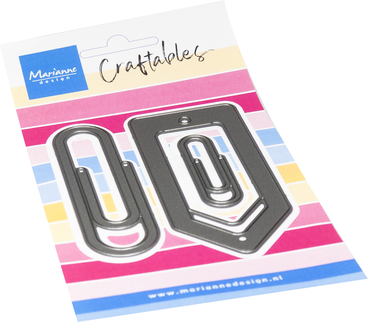 CR1695 Metal Die Marianne Design - CrafTables - Paperclips XL