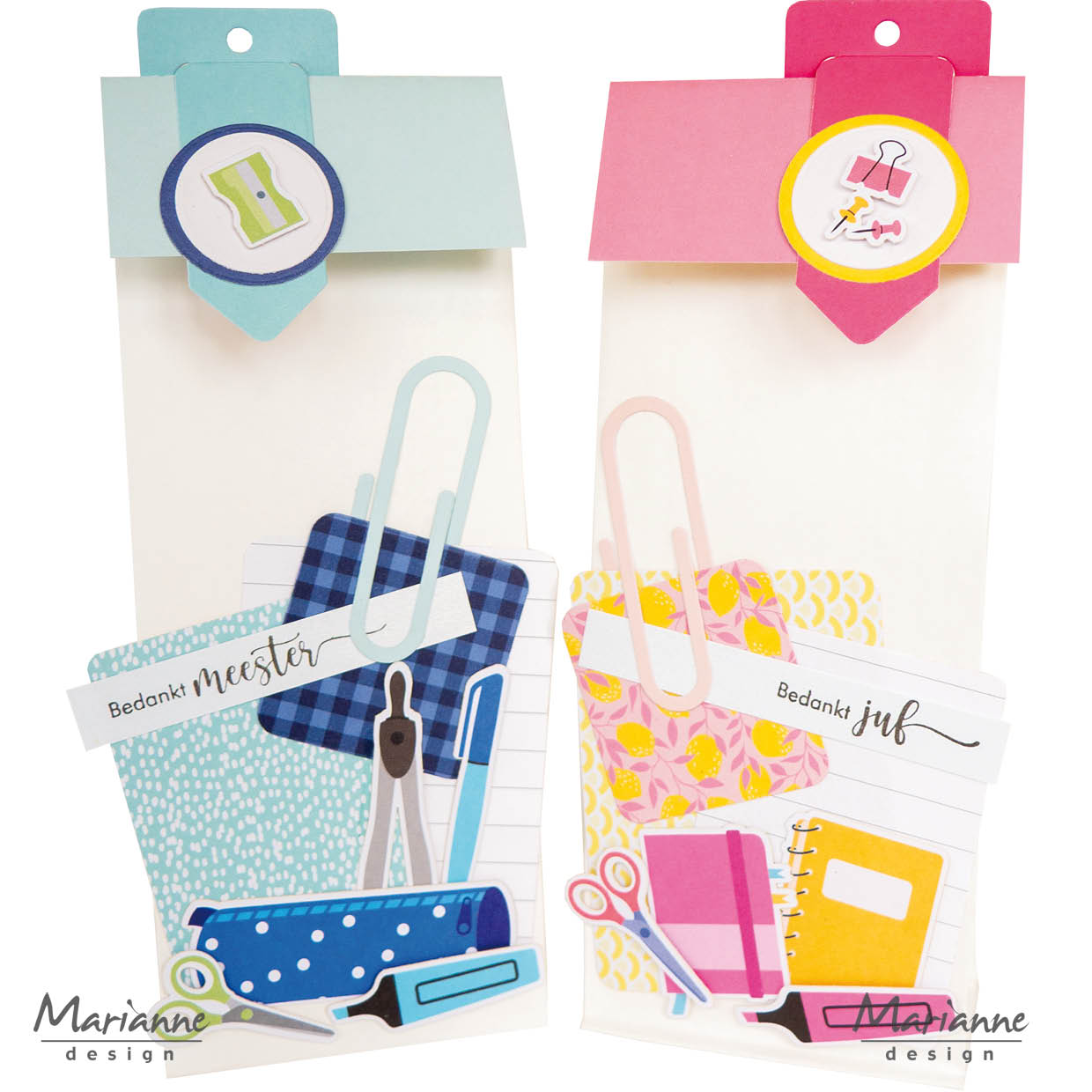 CR1695 Metal Die Marianne Design - CrafTables - Paperclips XL