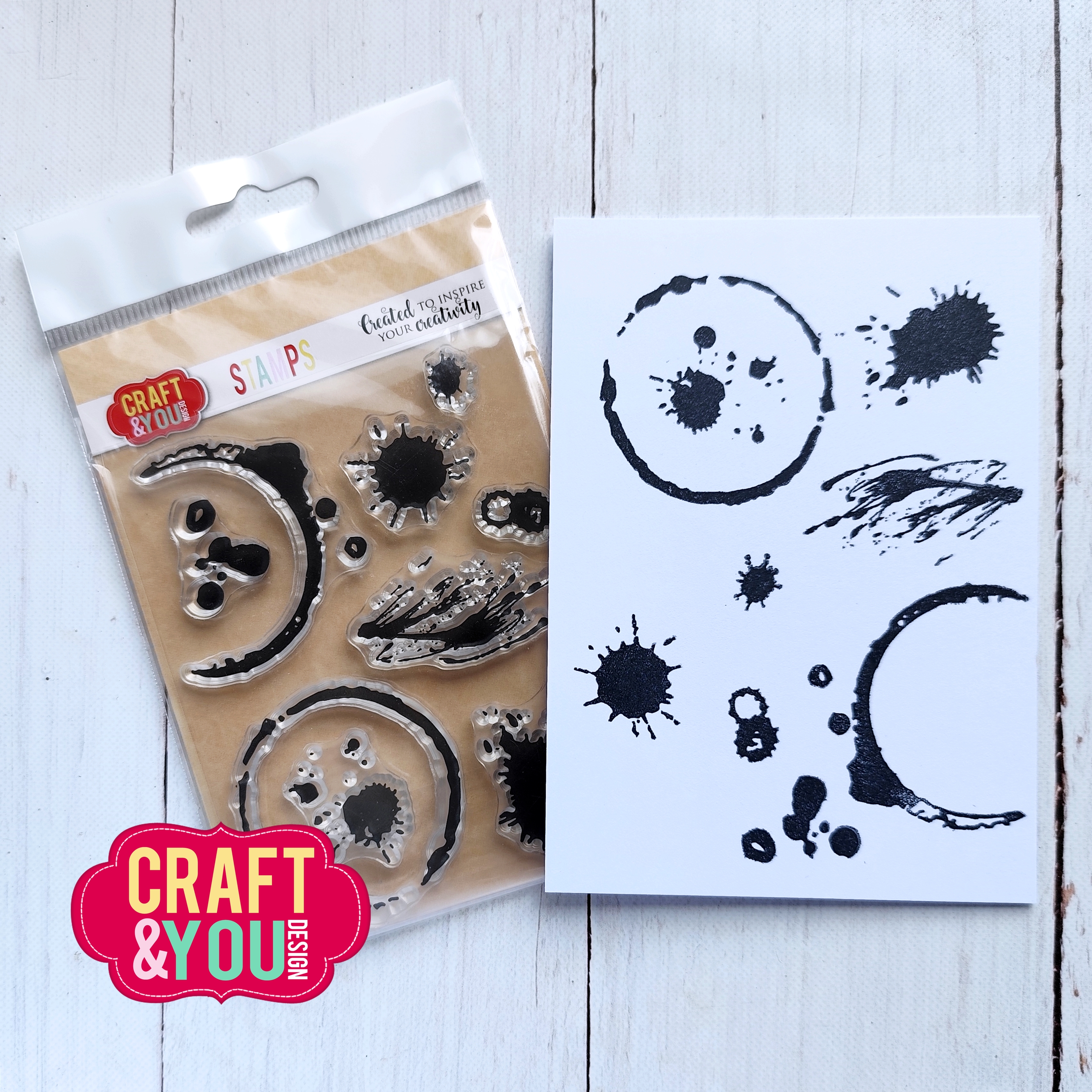 CS050 Clear Stamps Stains - Craft & You Design