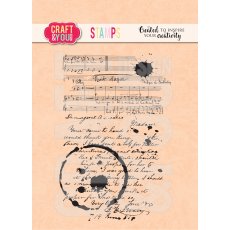 CS051 Clear Stamps Stains on the letters - Craft & You Design