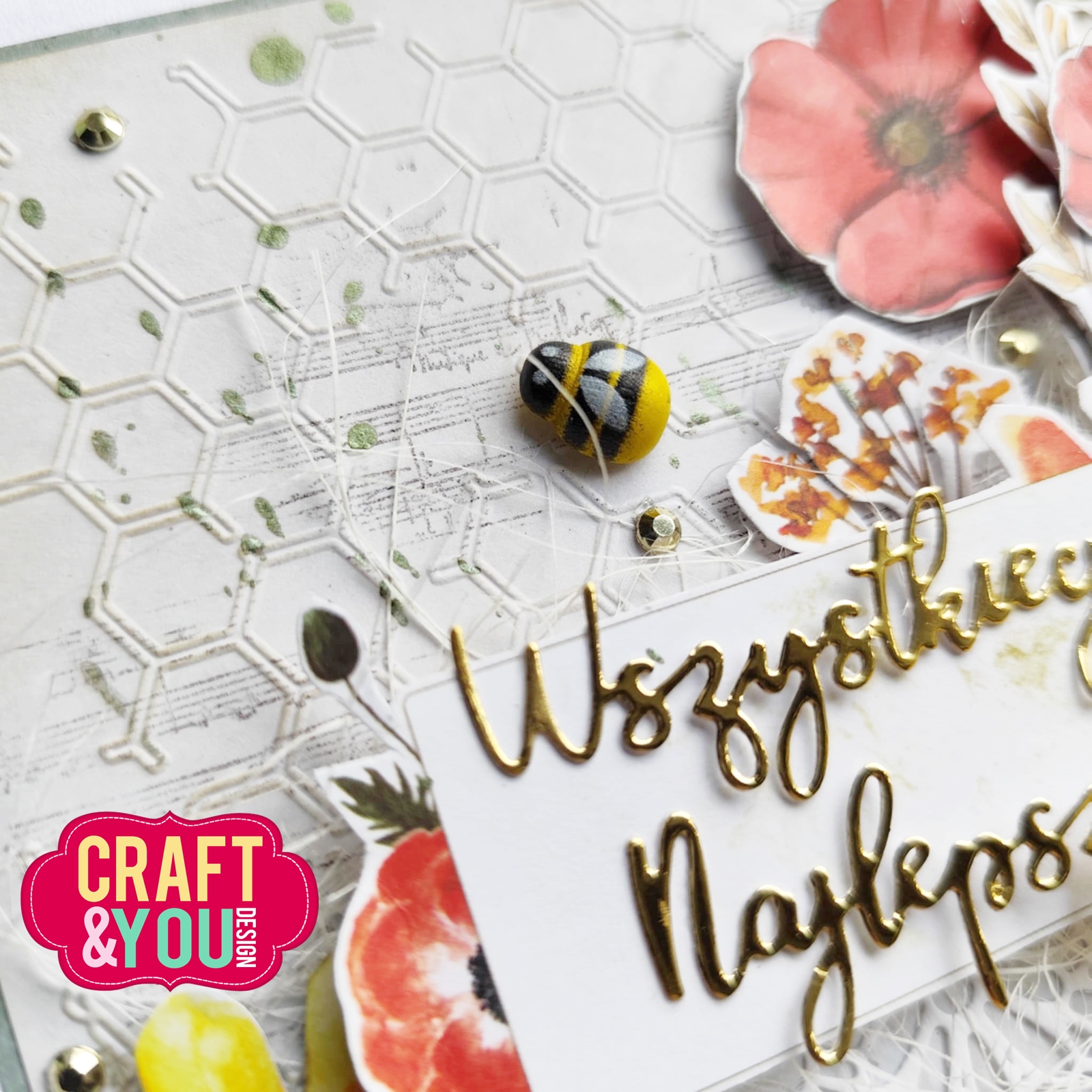 CS051 Clear Stamps Stains on the letters - Craft & You Design