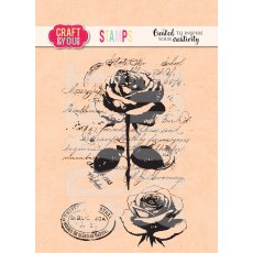 CS052 Clear Stamps Vintage Rose - Craft & You Design
