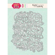 CW351 Cutting Die - Flower Background- Craft&You Design