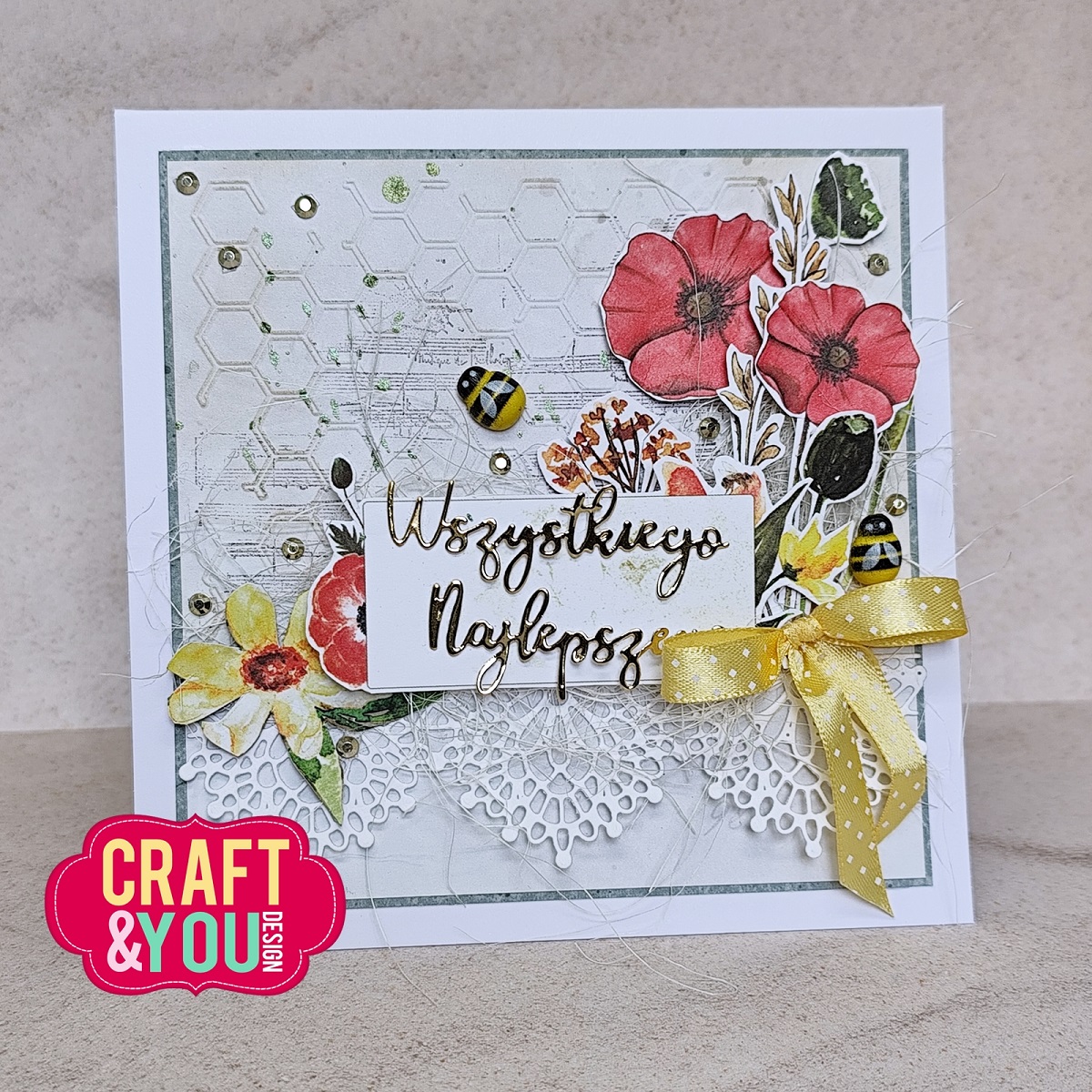 CW353 Cutting Die - Magda's Lace- Craft&You Design