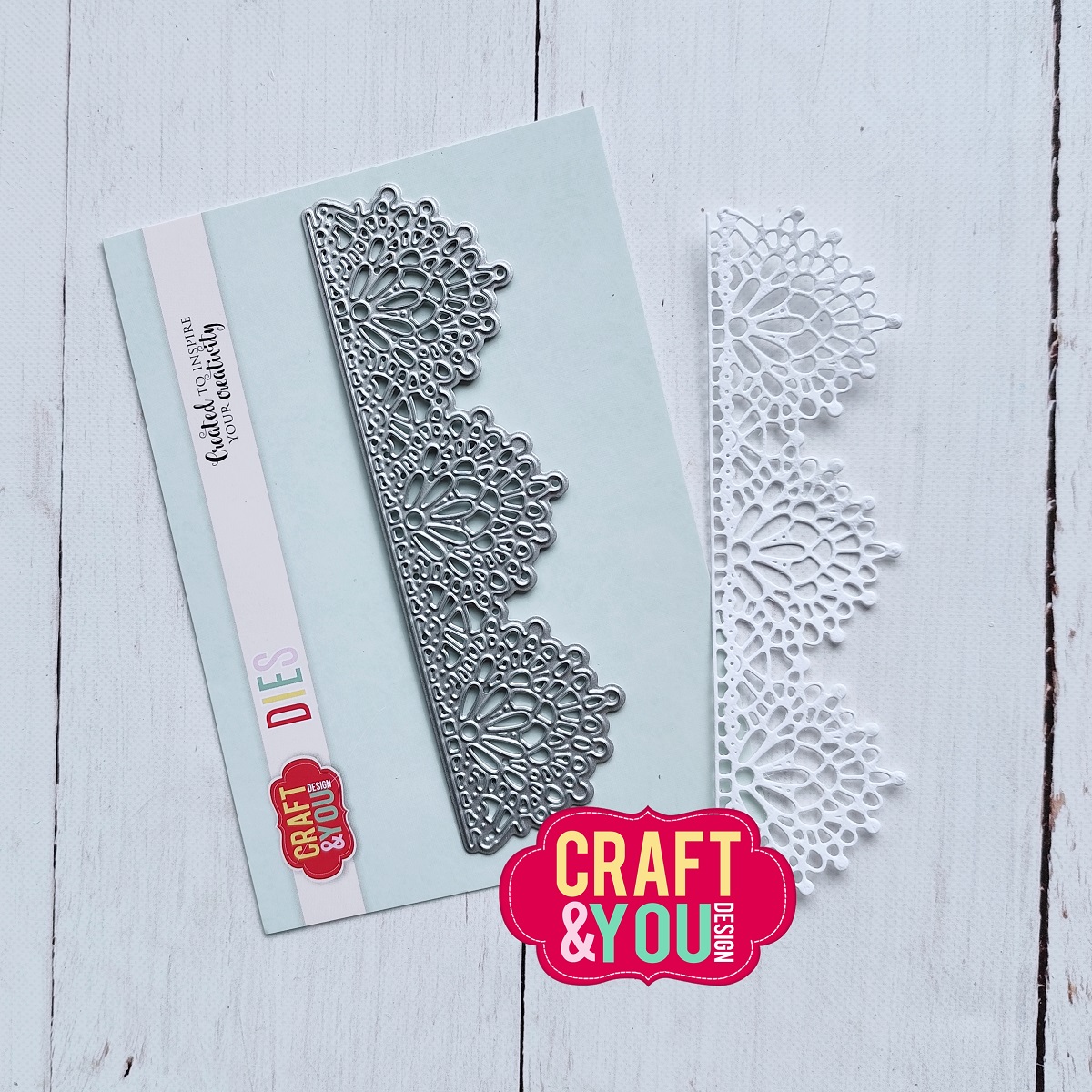 CW353 Cutting Die - Magda's Lace- Craft&You Design